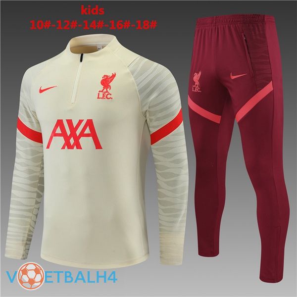 FC Liverpool kinderen trainingspak geel 2021/2022