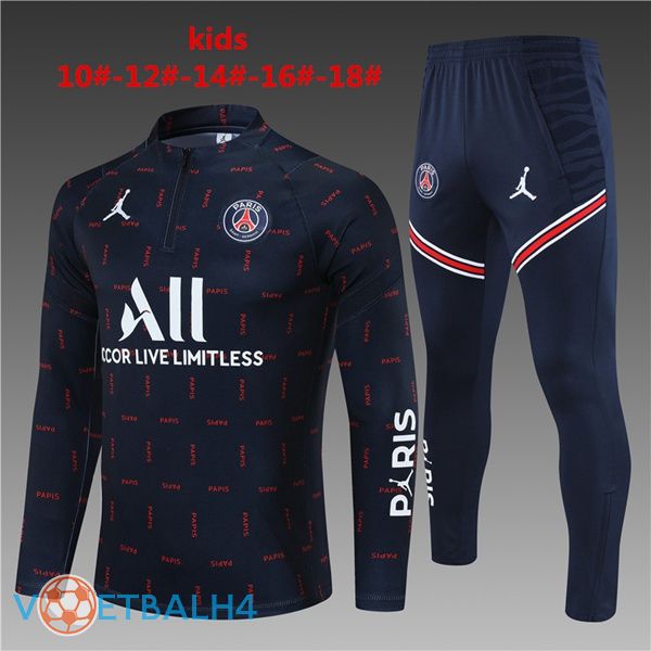 Jordan PSG kinderen trainingspak blauw koninklijk 2021/2022