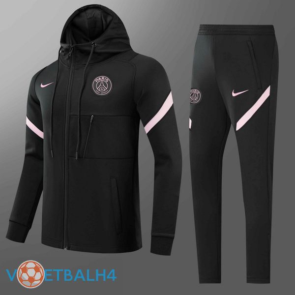 Paris PSG kinderen trainingspak Hoodie zwart 2021/2022