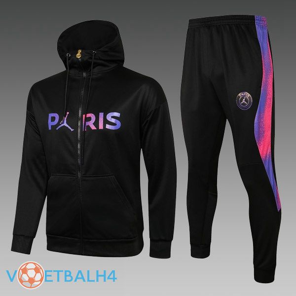 Jordan PSG kinderen trainingspak Hoodie zwart 2021/2022