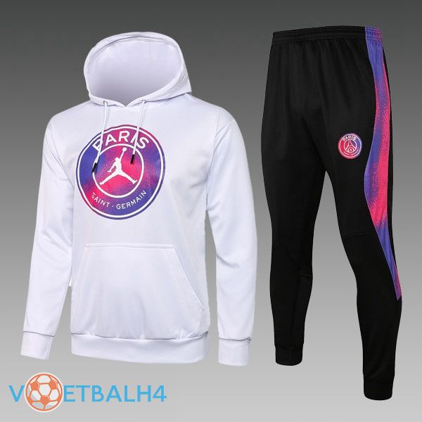 Jordan PSG kinderen trainingspak Hoodie wit 2021/2022