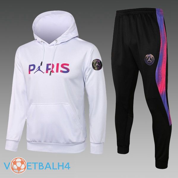 Jordan PSG kinderen trainingspak Hoodie wit 2021/2022