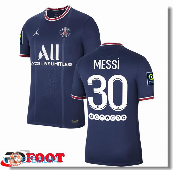 Paris Saint Germain (MESSI 30) thuis jersey blauw 2021/2022