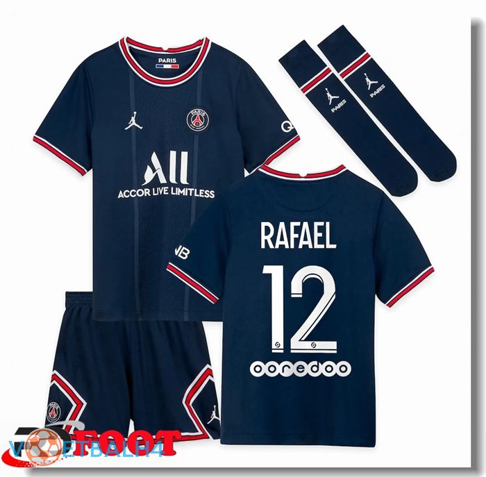 Paris Saint Germain (Rafael 12) kinderen thuis jersey blauw 2021/2022