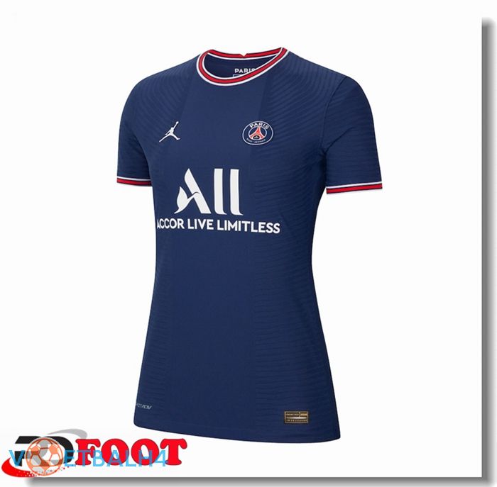 Paris Saint Germain x Jordan Dames thuis jersey blauw 2021/2022