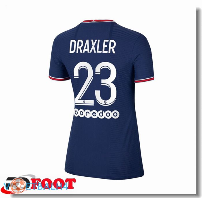 Paris Saint Germain（Draxler 23）Dames thuis jersey blauw 2021/2022