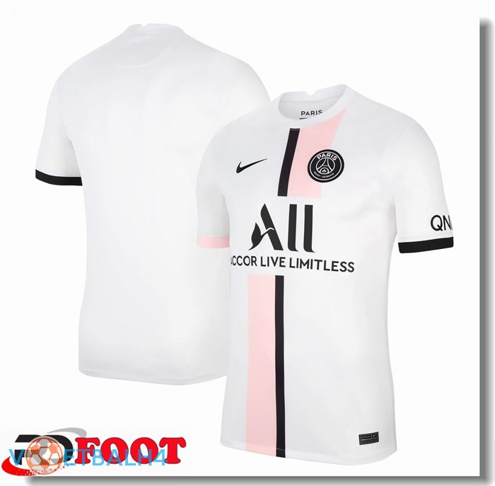 Paris Saint Germain uit jersey Stadion x Jordan wit 2021/2022