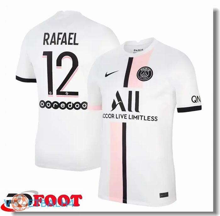 Paris Saint Germain (Rafael 12) uit jersey wit 2021/2022