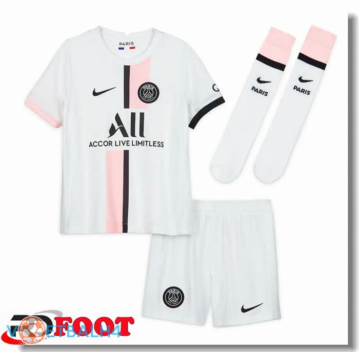 Paris Saint Germain kinderen uit jersey Stadion x Jordan wit 2021/2022