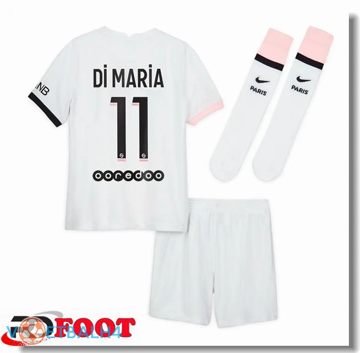 Paris Saint Germain (DI MARIA 11) kinderen uit jersey wit 2021/2022