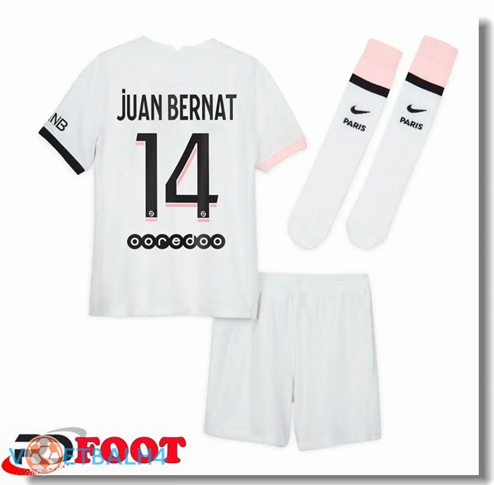 Paris Saint Germain (Juan Bernat 14) kinderen uit jersey wit 2021/2022