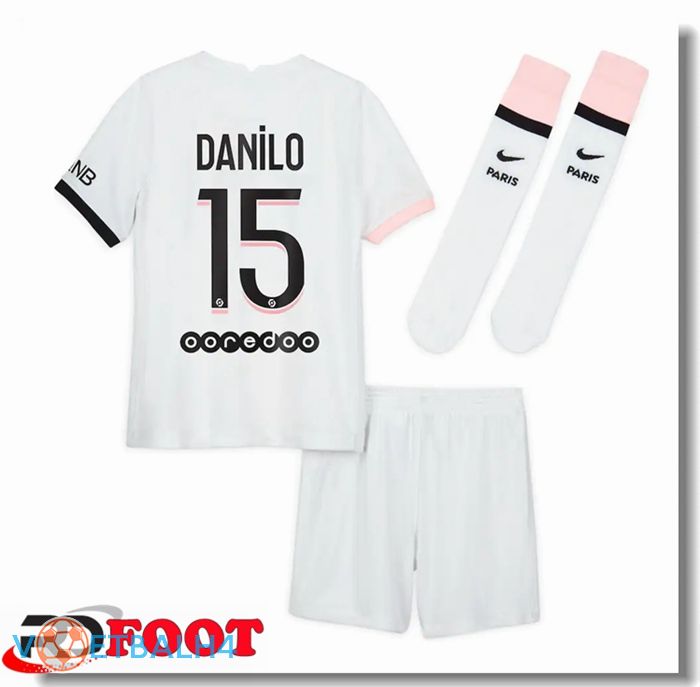 Paris Saint Germain (Danilo 15) kinderen uit jersey wit 2021/2022