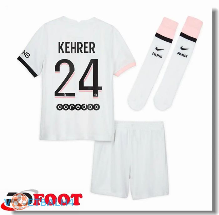 Paris Saint Germain (Kehrer 24) kinderen uit jersey wit 2021/2022