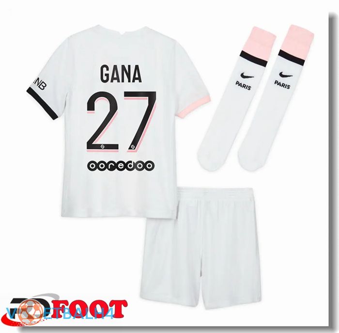 Paris Saint Germain (Gana 27) kinderen uit jersey wit 2021/2022