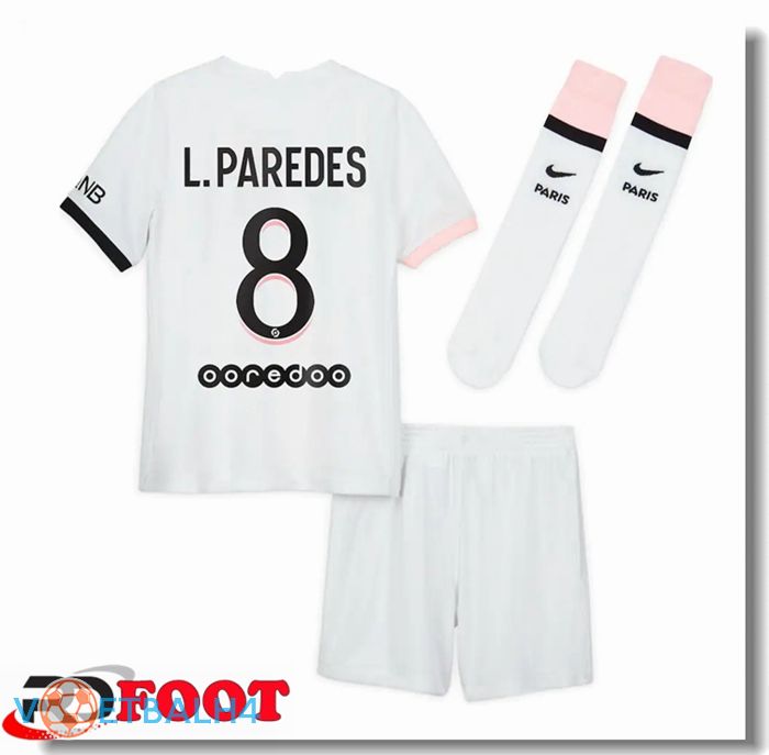 Paris Saint Germain (L.Paroodes 8) kinderen uit jersey wit 2021/2022