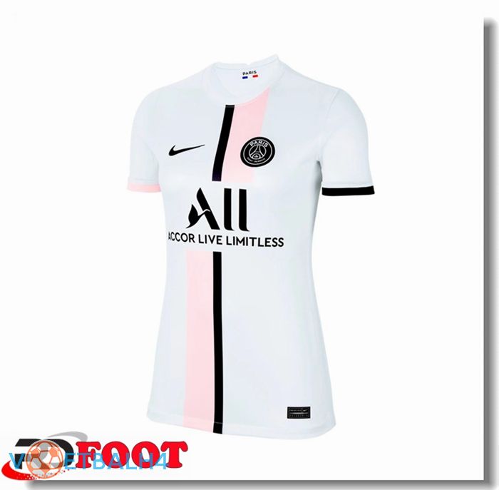 Paris Saint Germain x Jordan Dames uit jersey wit 2021/2022