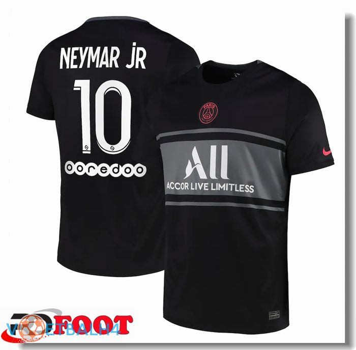 Paris Saint Germain (NEYMAR JR 10) derde jersey zwart 2021/2022