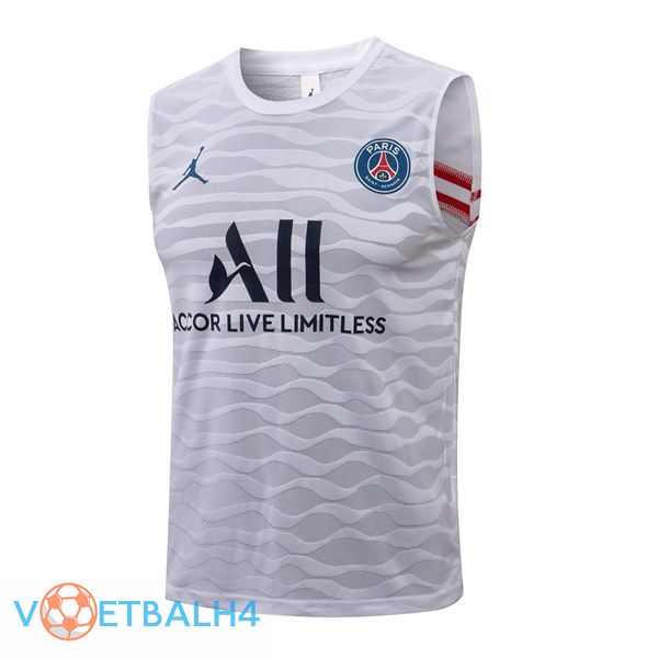 Paris PSG voetbal Vest Jordan wit 2021/2022