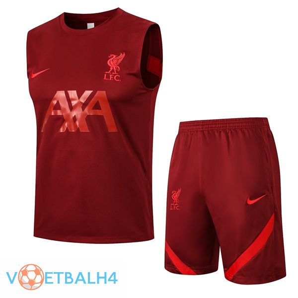 FC Liverpool voetbal Vest + korte broek rood 2021/2022