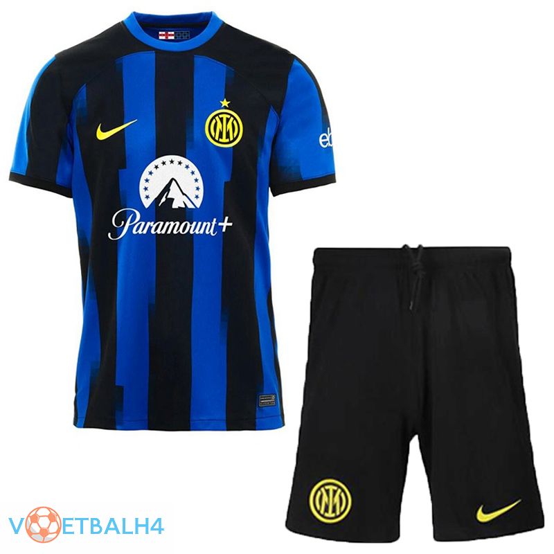 Inter Milan voetbal jersey thuis + korte broek 2023/2024