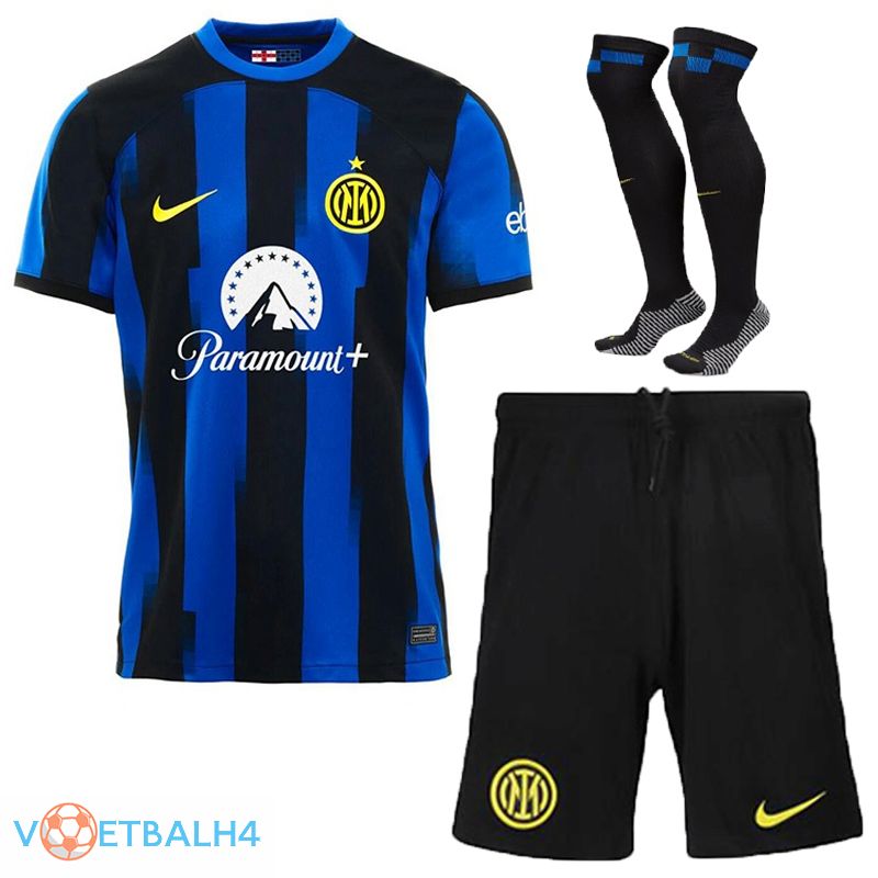 Inter Milan voetbal jersey thuis (korte broek + sok) 2023/2024