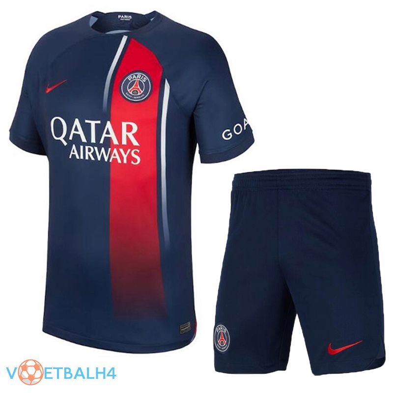 Paris PSG voetbal jersey thuis + korte broek 2023/2024