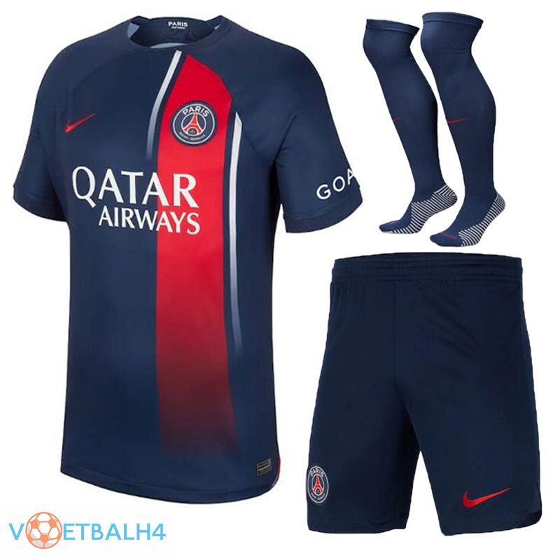 Paris PSG voetbal jersey thuis (korte broek + sok) 2023/2024