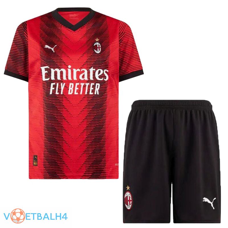 AC Milan voetbal jersey thuis + korte broek 2023/2024