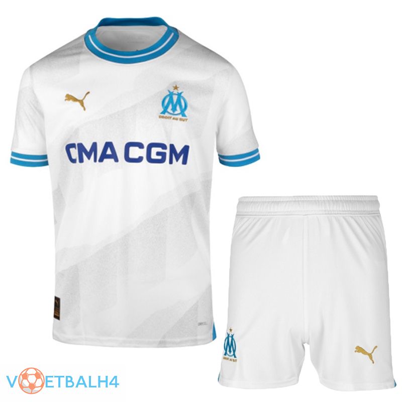 Marseille OM voetbal jersey thuis + korte broek 2023/2024