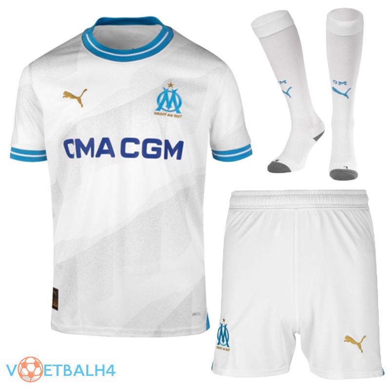 Marseille OM voetbal jersey thuis (korte broek + sok) 2023/2024