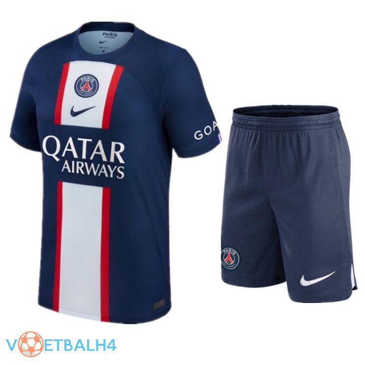 Paris PSG voetbal jersey thuis + korte broek 2022/2023