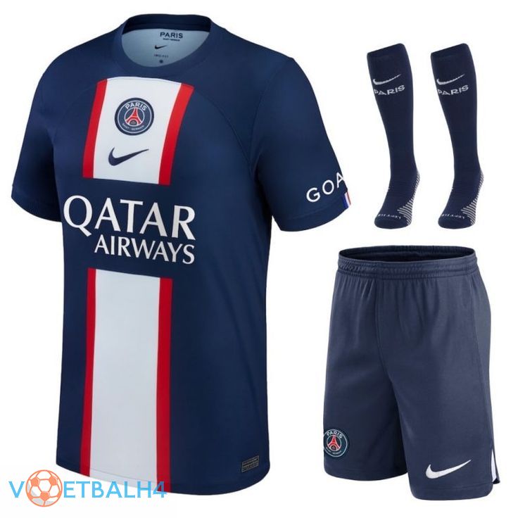 Paris PSG voetbal jersey thuis (korte broek + sok) 2022/2023