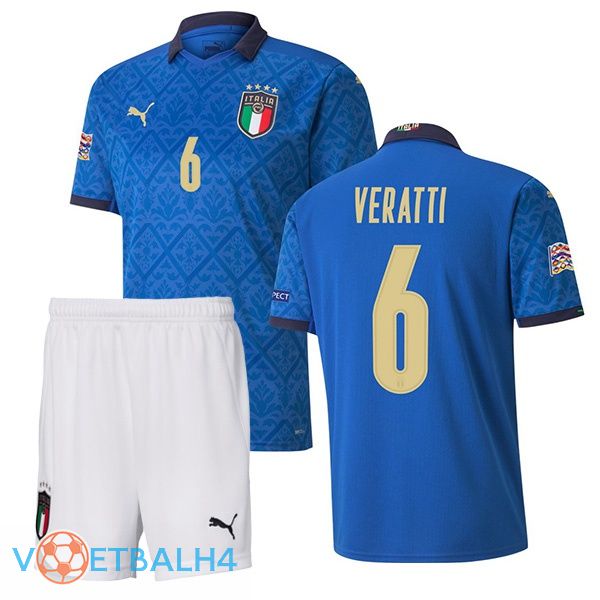 Italië (VERATTI 6) kinderen thuis jersey 2020/2021