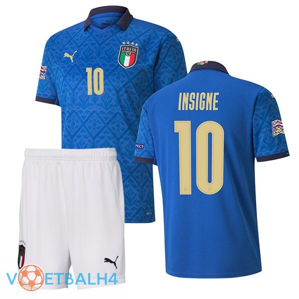 Italië (INSIGNE 10) kinderen thuis jersey 2020/2021