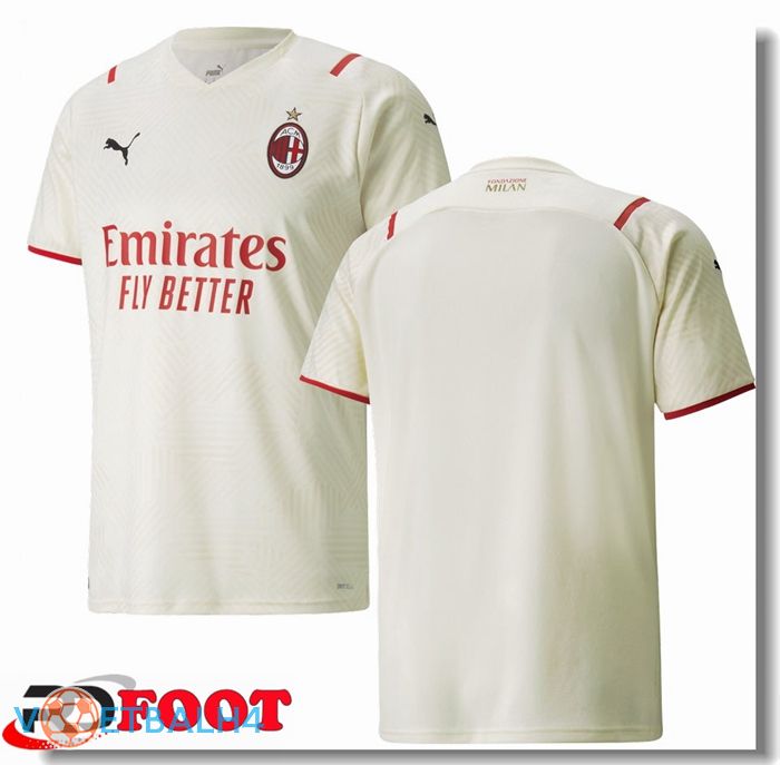 AC Milan uit jersey Beige 2021/2022