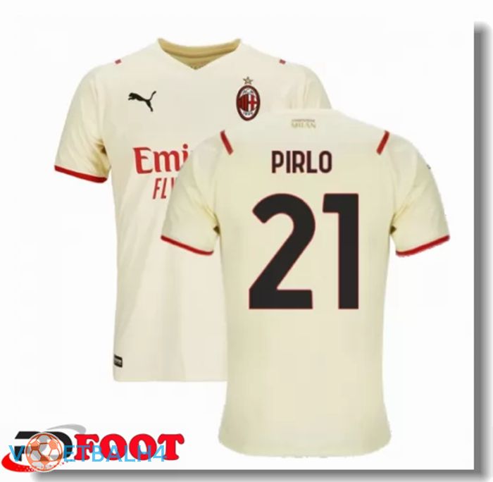 AC Milan（PIRLO 21）uit jersey Beige 2021/2022