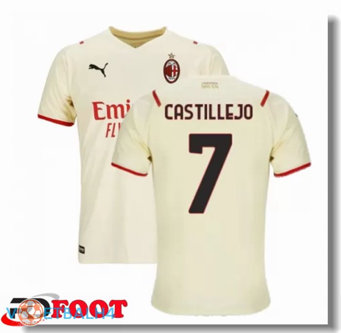 AC Milan（SHEVCHENKO 7）uit jersey Beige 2021/2022