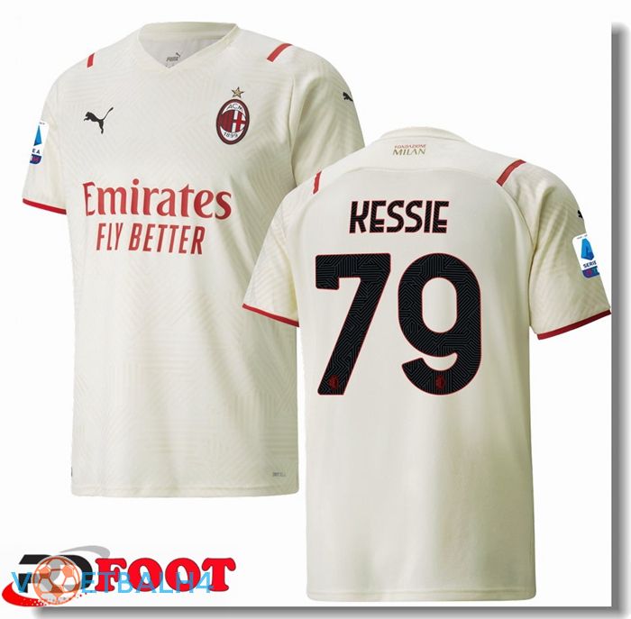 AC Milan（KESSIE 79）uit jersey Beige 2021/2022