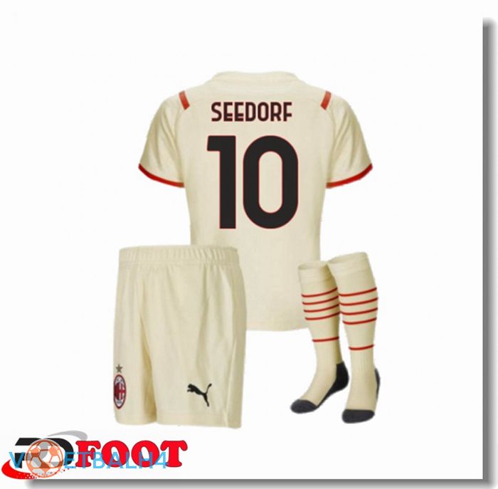 AC Milan（BRAHIM 10）kinderen uit jersey Beige 2021/2022