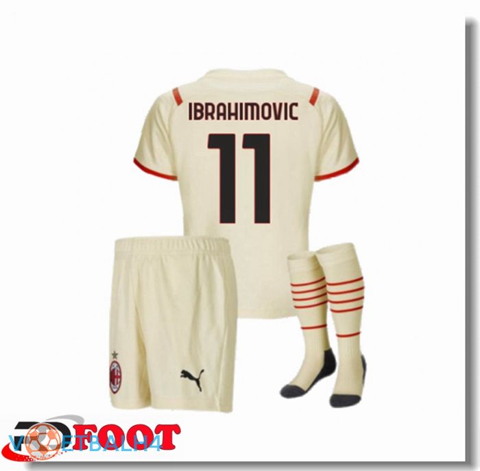 AC Milan（IBRAHIMOVIC 11）kinderen uit jersey Beige 2021/2022