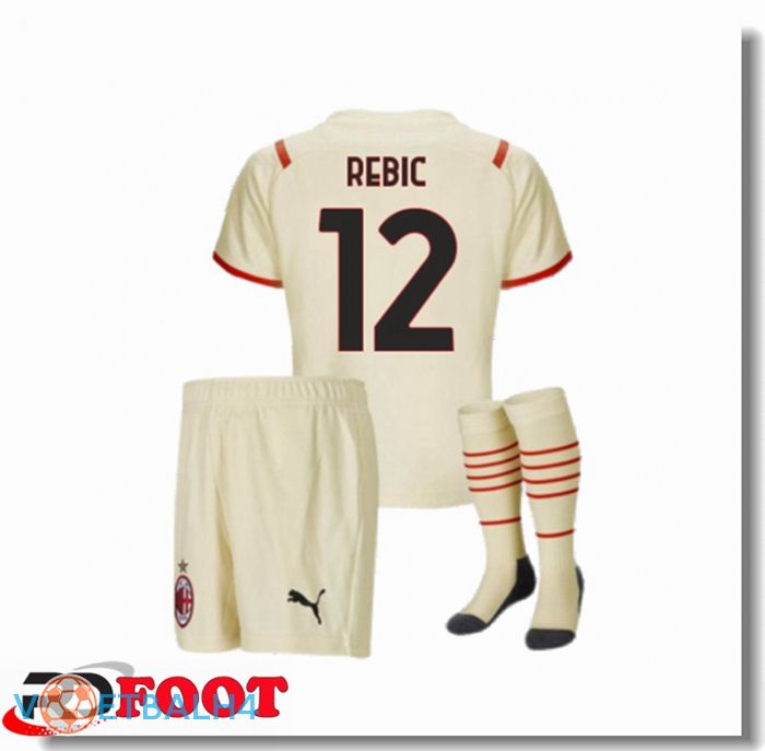 AC Milan（A.REBIC 12）kinderen uit jersey Beige 2021/2022