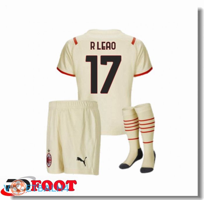 AC Milan（R.LEAO 17）kinderen uit jersey Beige 2021/2022