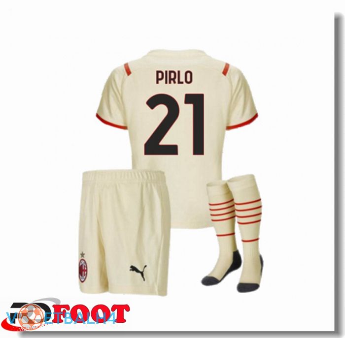 AC Milan（PIRLO 21）kinderen uit jersey Beige 2021/2022