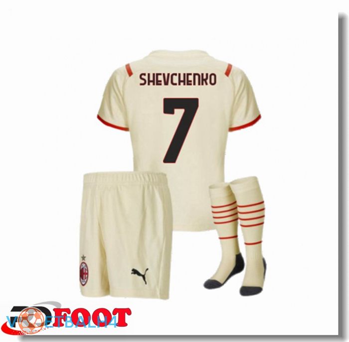 AC Milan（SHEVCHENKO 7）kinderen uit jersey Beige 2021/2022