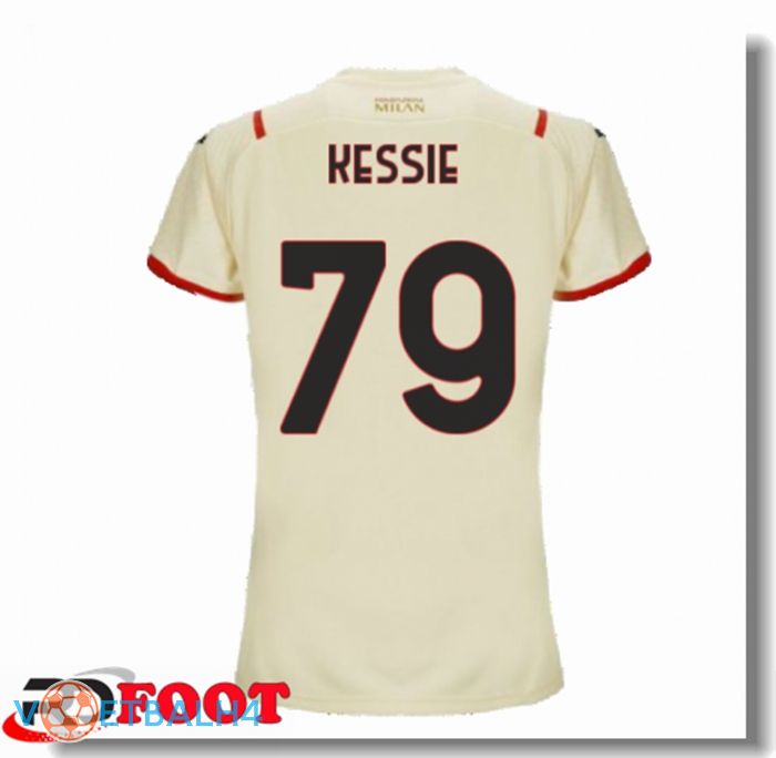 AC Milan（KESSIE 79）Dames uit jersey Beige 2021/2022