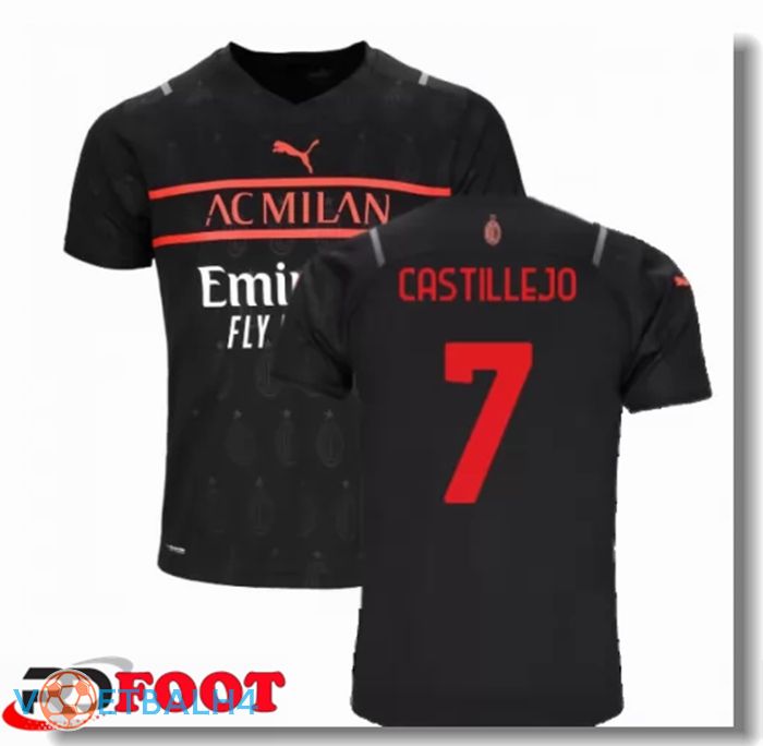 AC Milan（SHEVCHENKO 7）derde jersey zwart 2021/2022