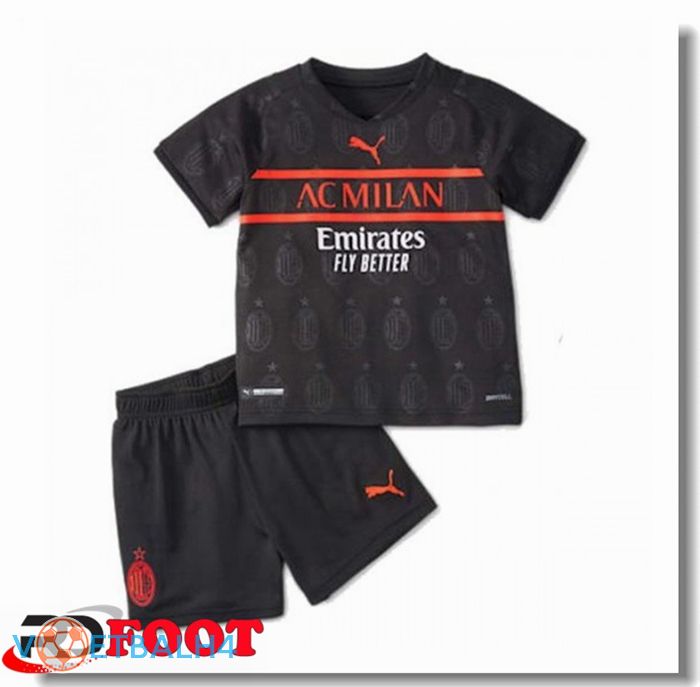 AC Milan kinderen derde jersey zwart 2021/2022