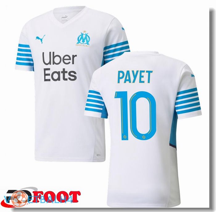 Olympique Marseille (PAYET 10) thuis jersey wit/blauw 2021/2022