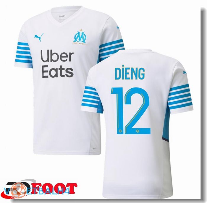 Olympique Marseille (DIENG 12) thuis jersey wit/blauw 2021/2022