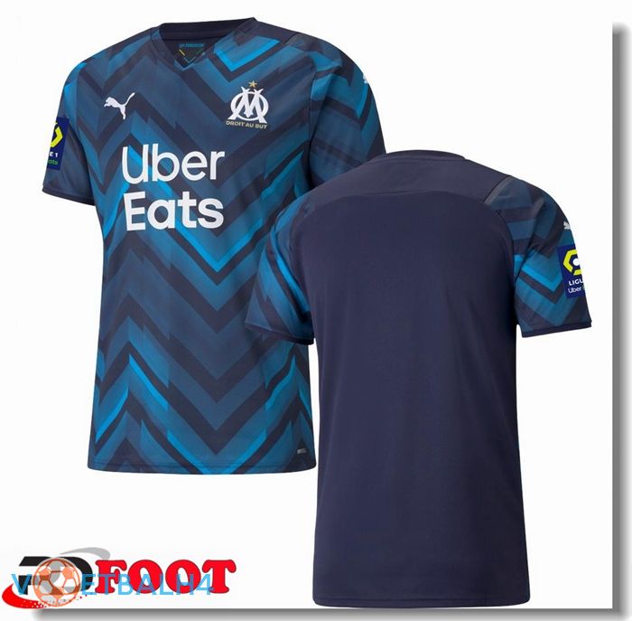 Olympique Marseille uit jersey blauw Marine 2021/2022